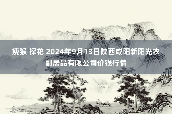 瘦猴 探花 2024年9月13日陕西咸阳新阳光农副居品有限公司价钱行情