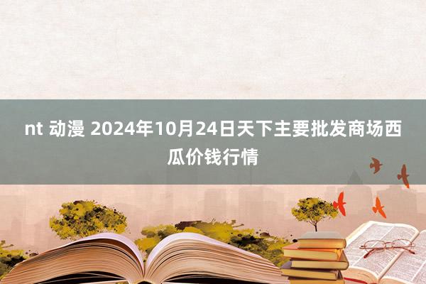 nt 动漫 2024年10月24日天下主要批发商场西瓜价钱行情