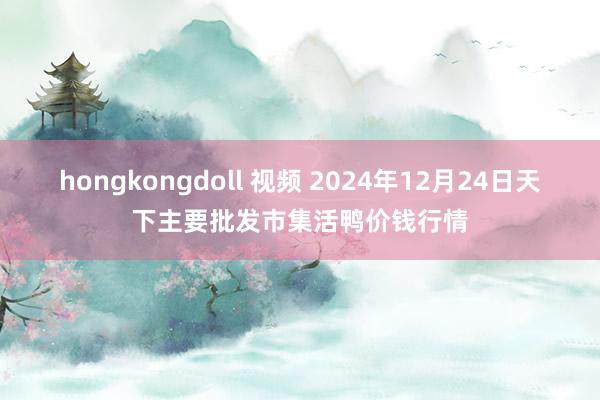 hongkongdoll 视频 2024年12月24日天下主要批发市集活鸭价钱行情